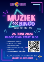 muziekbingo 26 juni 2026